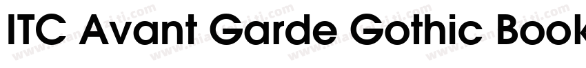 ITC Avant Garde Gothic Book BT Requ字体转换